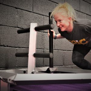 GYM TURF – PURPLE gym flooring, Sled Track