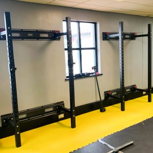 Fold Away Squat Rack – Wall Mounted